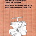 Brother 1034D Sewing Machine Instruction Manual Overlock Machine