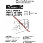 Kenmore 385.17628890 Sewing Machine Instruction Manual
