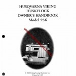 Husqvarna Viking 936 HuskyLock Sewing Machine Instruction Manual