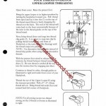 Husqvarna Viking 936 HuskyLock Sewing Machine Instruction Manual
