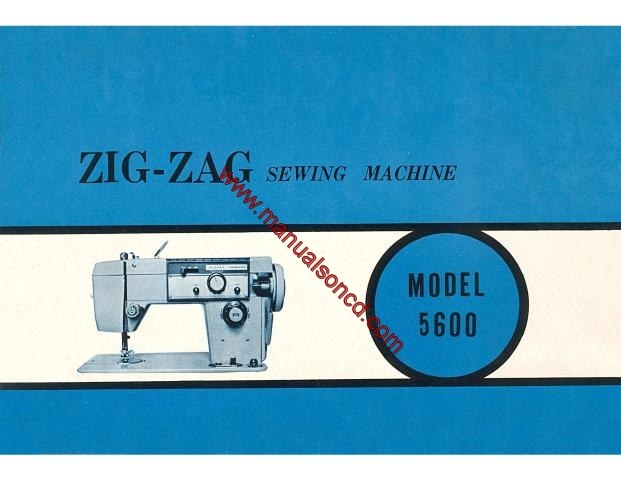 Stradivaro Model 5600 Sewing Machine Instruction Manual