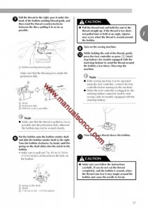 Brother SC9500 Sewing Machine Instruction Manual