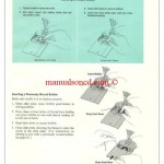 Singer 646 Deluxe Zigzag Sewing Machine Instruction Manual