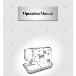 Brother XL-1500 Sewing Machine Instruction Manual