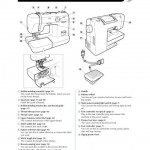 Brother XL-1500 Sewing Machine Instruction Manual