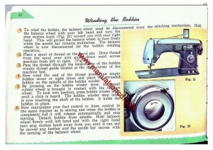 Fleetwood Sewing Machine Instruction Manual
