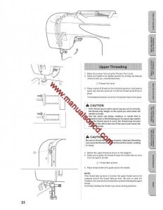 Singer XL6562 Sewing Machine Instruction Manual