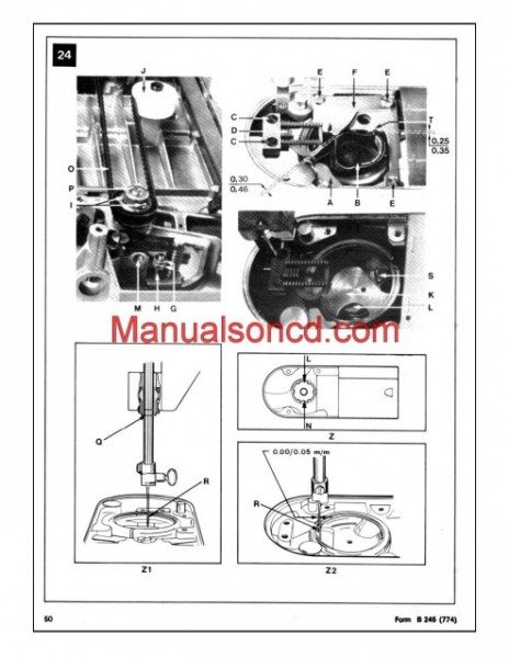 Singer 353-354 Genie Sewing Machine Service Manual