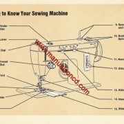 Singer 257 Fashion Mate Sewing Machine Instruction Manual