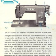 Morse Super Dial Sewing Machine Instruction Manual