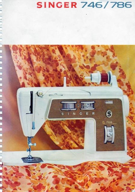 Singer 746 Sewing Machine Instruction Manual