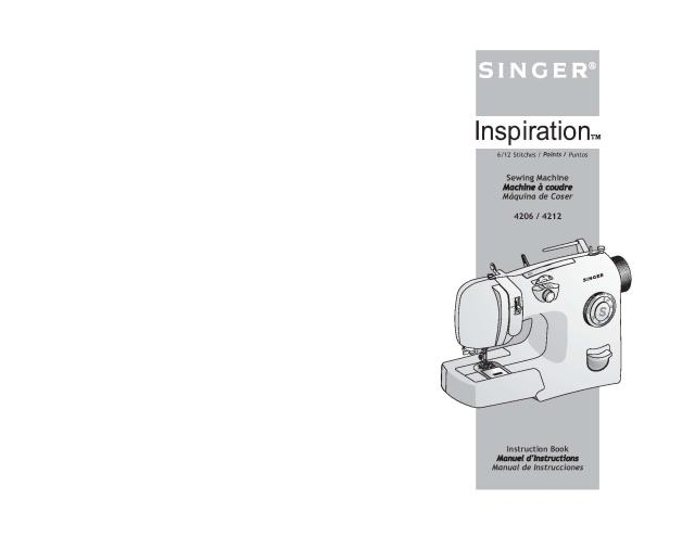Singer 4206 Sewing Machine Instruction Manual