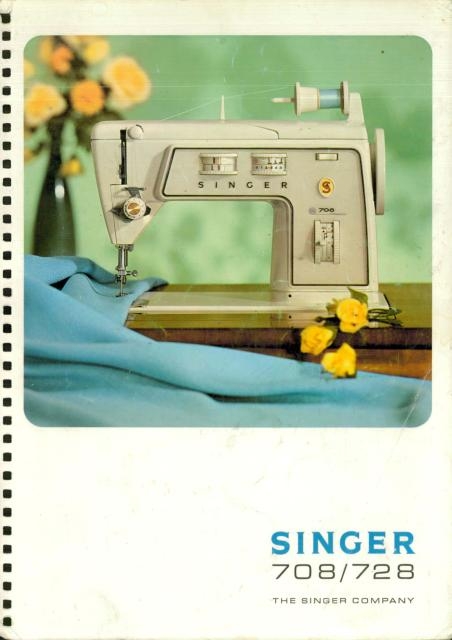 Singer 728 Sewing Machine Instruction Manual