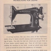 Free Westinghouse Rotary Sewing Machine Manual Model ALB