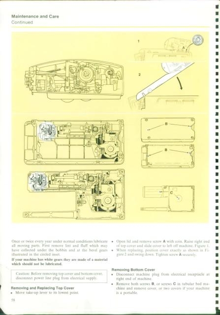 Singer 740 Sewing  Machine  Instruction Manual