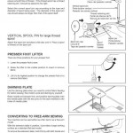 Singer 7462 Sewing Machine Instruction Manual