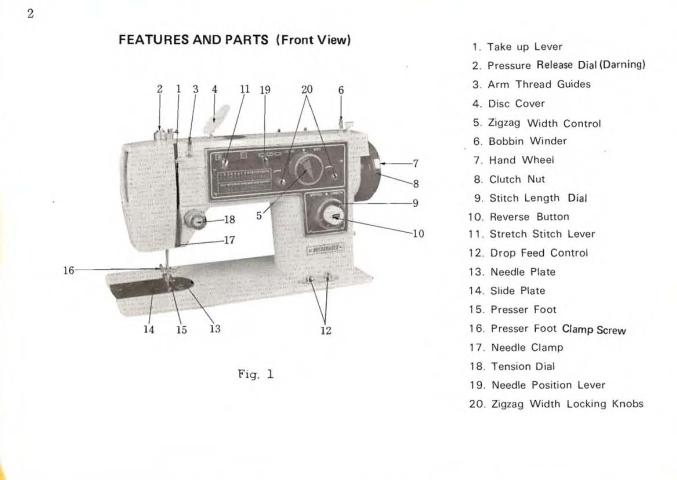  Sewing Machine Manual