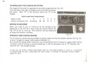 dressmaker vintage sewing machine user manual
