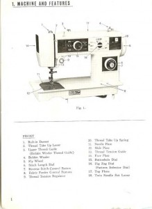 Morse 5400 Deluxe Zig Zag Sewing Machine Instruction Manual