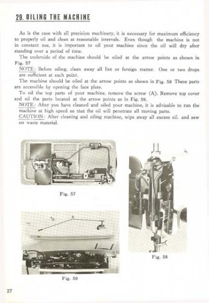 Morse 5400 Deluxe Zig Zag Sewing Machine Instruction Manual