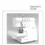 Singer 14SH644 14SH654 Serger Sewing Machine Manual