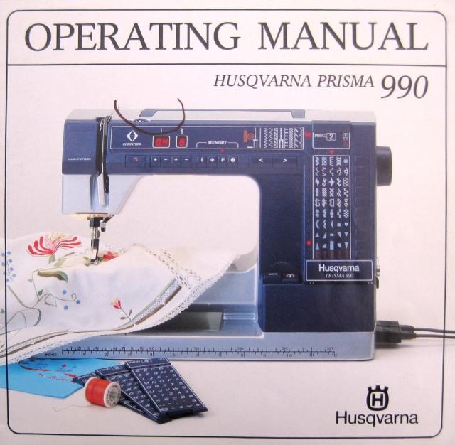 Viking Husqvarna 990 Prisma Sewing Machine Instruction Manual