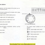 Necchi 522 - 523 Sewing Machine Instruction Manual