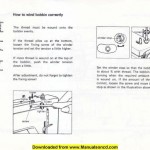 Necchi 522 - 523 Sewing Machine Instruction Manual