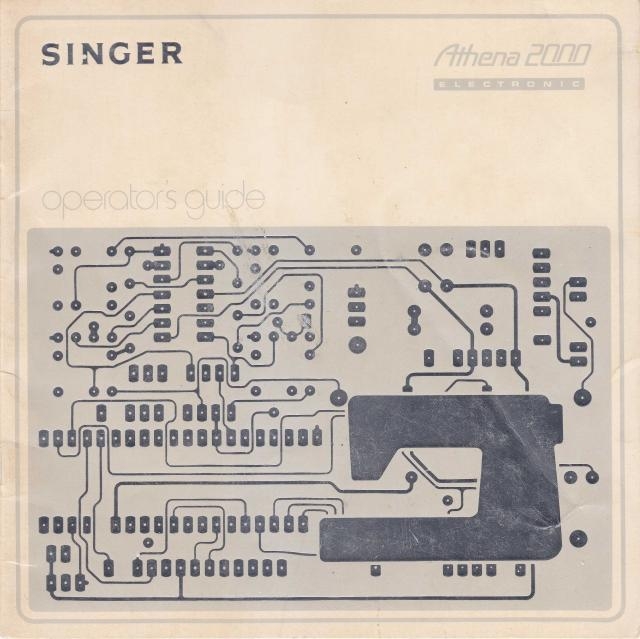 Singer 2000 Athena Sewing Machine Manual