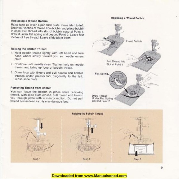 Singer 2000 Athena Sewing Machine Instruction Manual