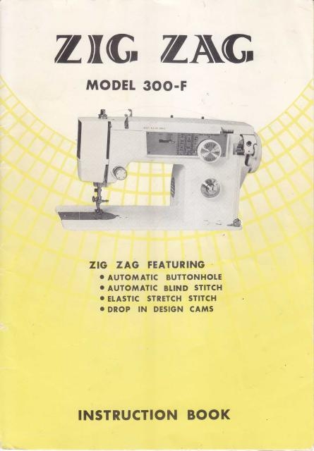 Morse 300-F Sewing Machine Instruction Manual