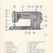 Bernina 317 Sewing Machine Setting Manual