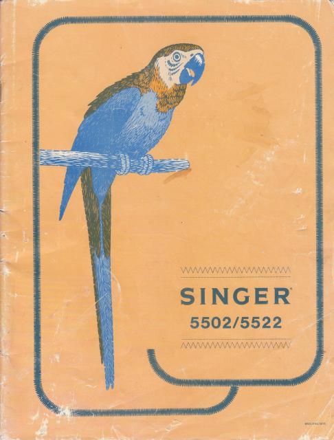 Singer 5502 - 5522 Sewing Machine Instruction Manual