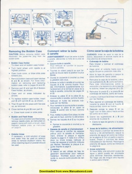 Singer 5502 - 5522 Sewing Machine Instruction Manual