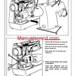 Singer 353 Genie Adjusters Problem Solving Sewing Machine Manual