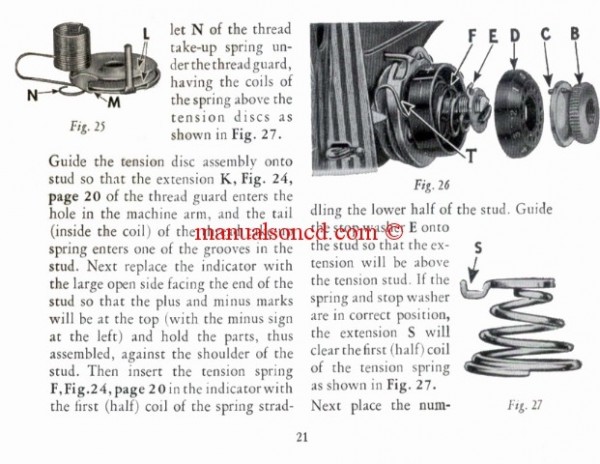 Singer 221 Featherweight Sewing Machine Instruction Manual