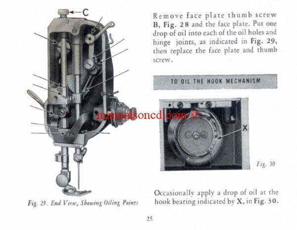 Singer 221 Featherweight Sewing Machine Instruction Manual