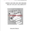 Singer 4325, 4500, 4530, 6011, 6211, 6605, 7011 Sewing Machine Manual