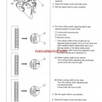 Janome 204D Serger Sewing Machine Instruction Manual
