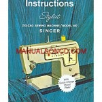 Singer 457 Stylist Sewing Machine Instruction Manual