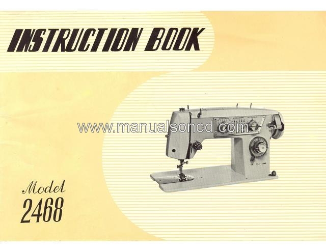 Elgin Model 2468 Sewing Machine Instruction Manual