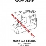 Service Manual Kenmore 385.17126690 Sewing Machine Archives - The
