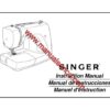 Singer 3116 Sewing Machine Instruction Manual
