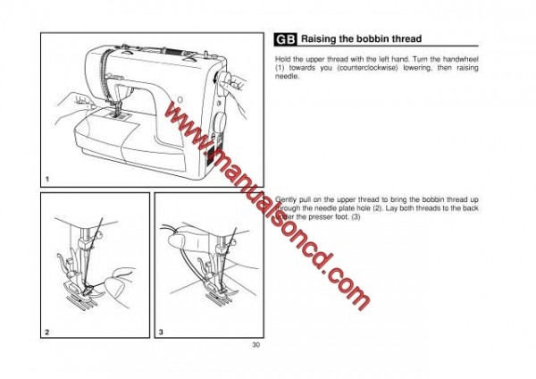 Singer 3116 Sewing Machine Instruction Manual