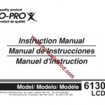 Euro Pro 6130A2 Sewing Machine Instruction Manual
